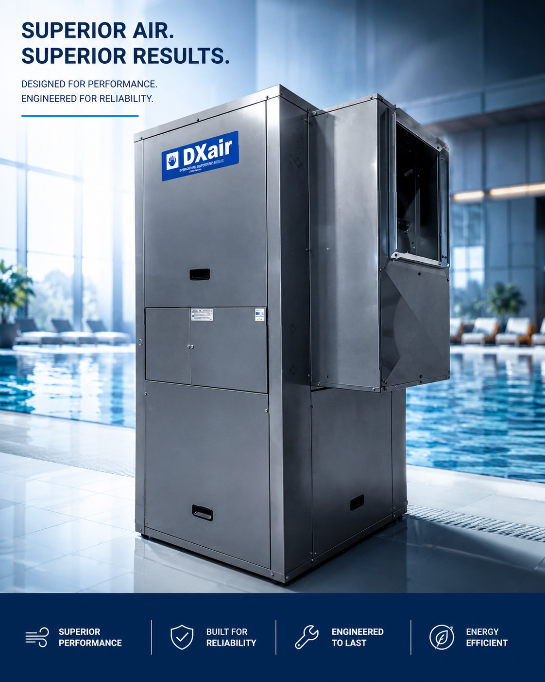 dxair natatorium and pool room dehumidification systems