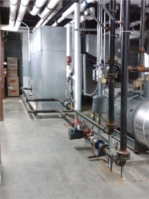 Retrofit pool room dehumidification system