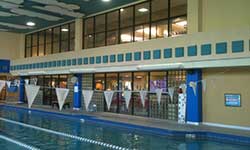 Humidity controlled indoor pool room at Oveida, FL YMCA